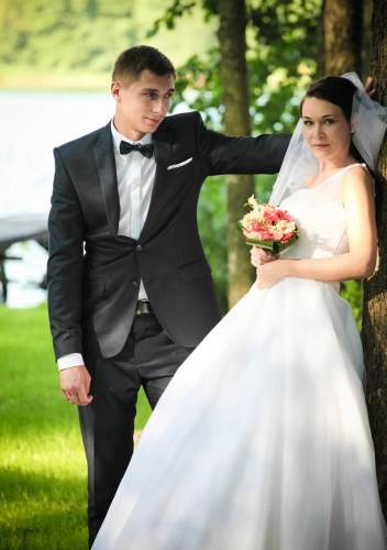 zdjęcia ślubne - sesja w plenerze