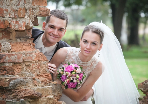 zdjęcia ślubne - sesja w plenerze